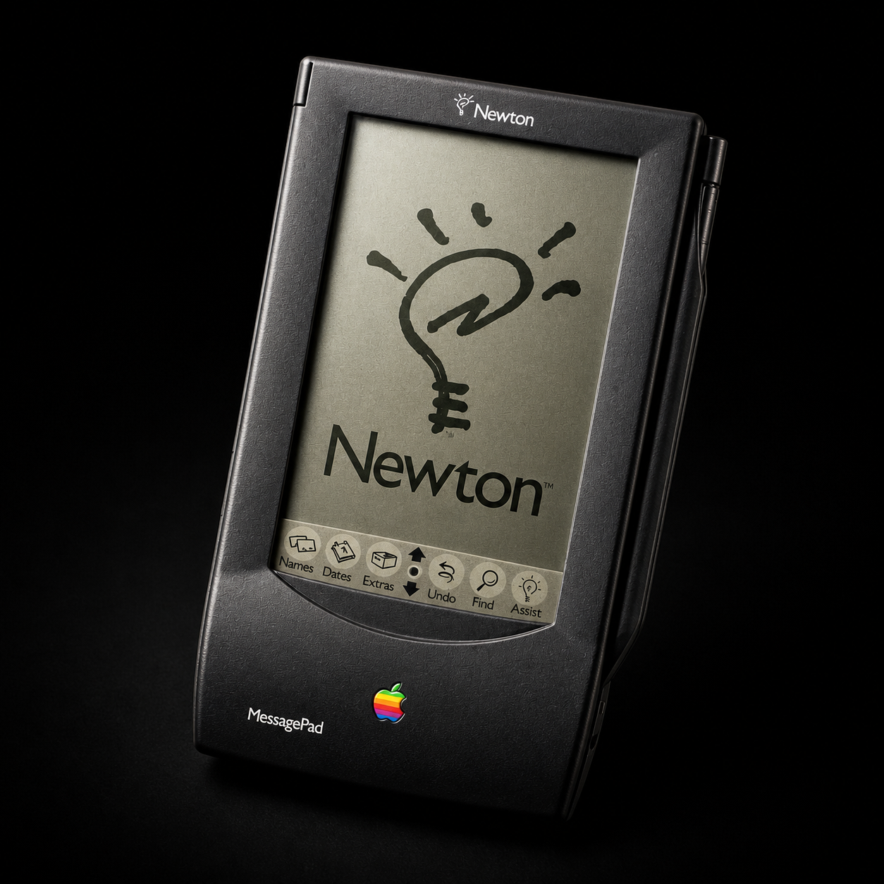 Apple Newton MessagePad style handheld organizer