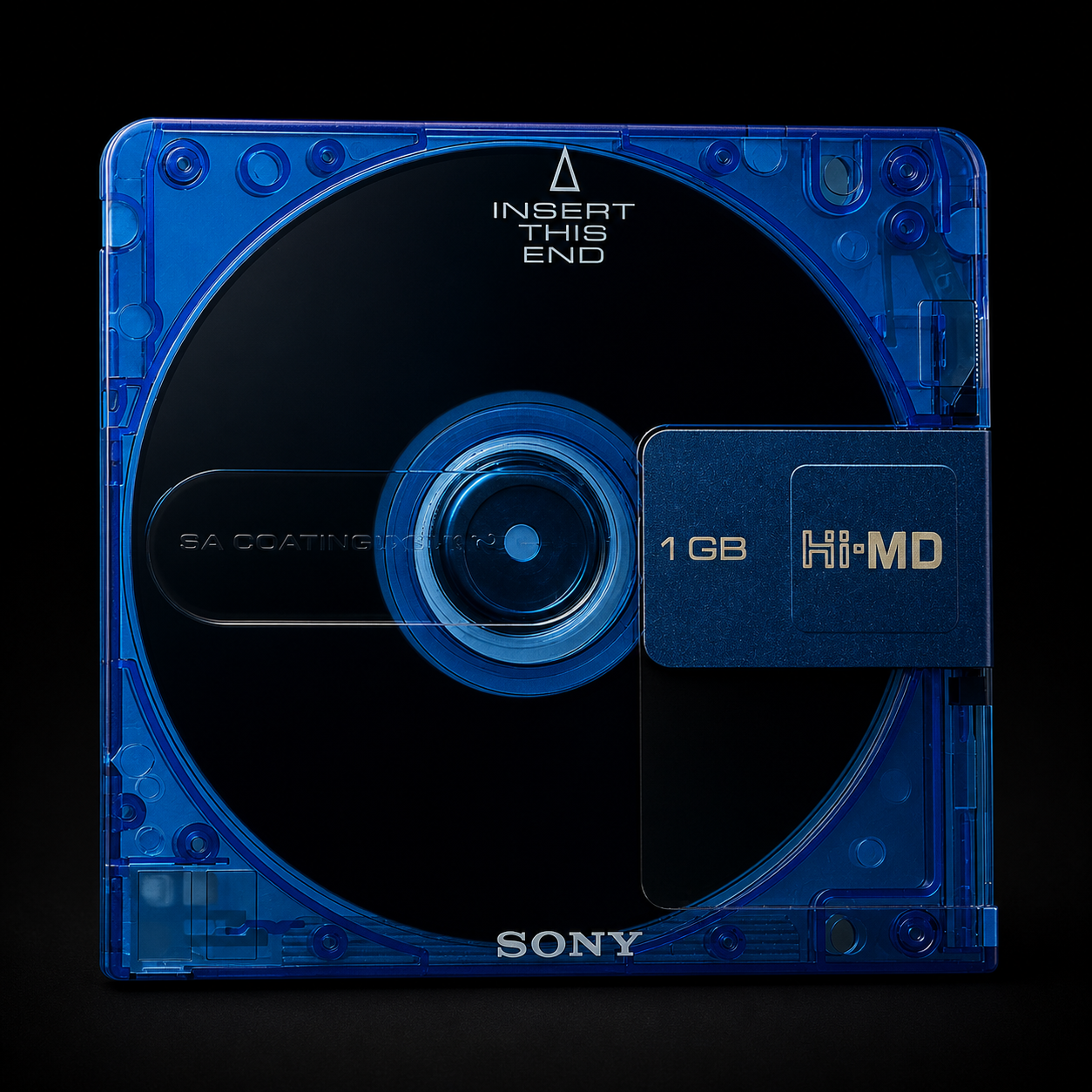Sony MiniDisc player inspired by 1990s portable audio hardware