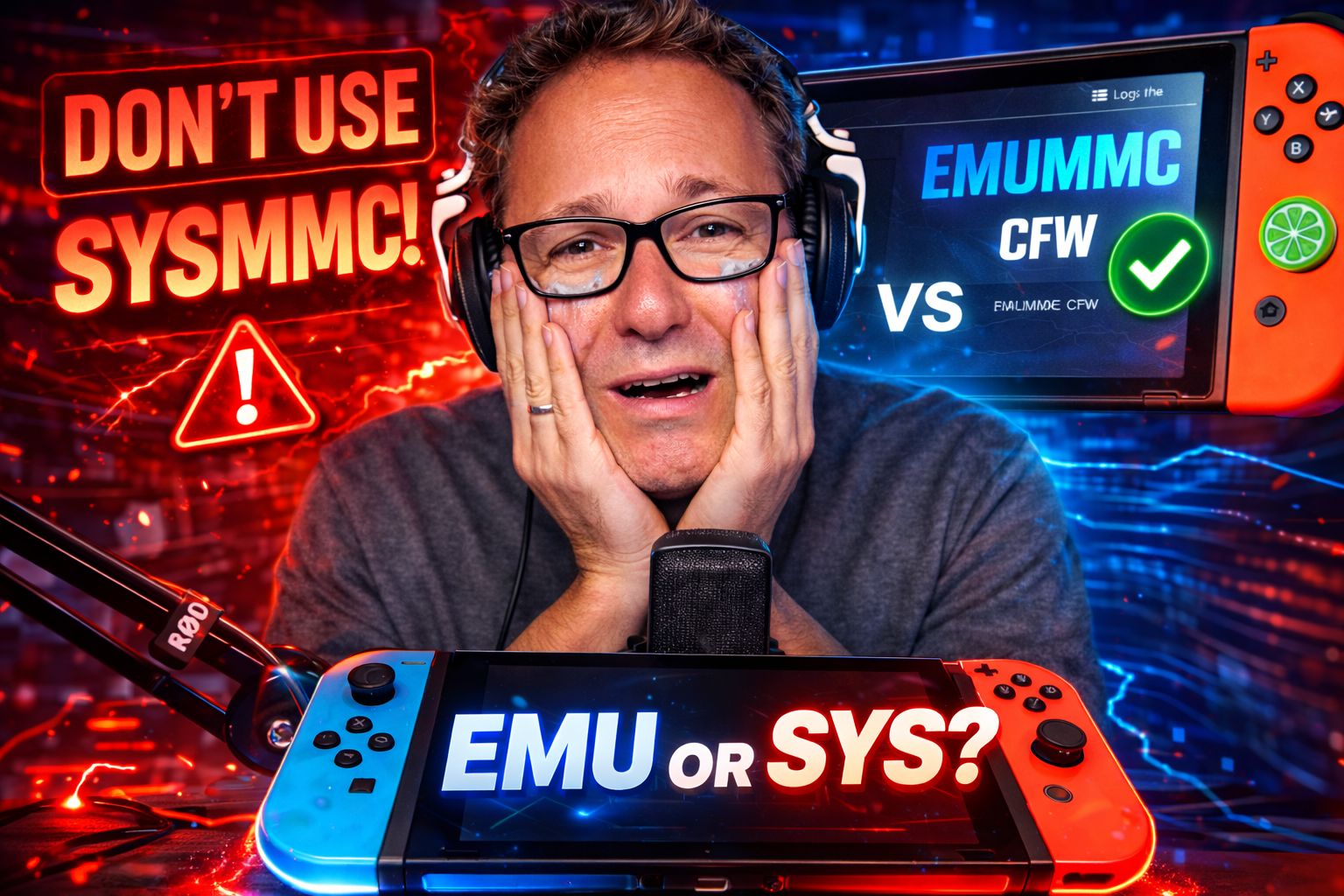 SYSMMC vs EMUMMC Nintendo Switch guide thumbnail by MediaBoxEnt.